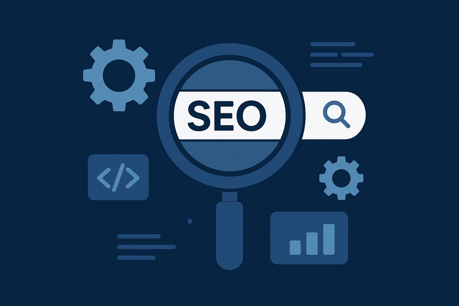 Imagem de otimização para SEO e Marketing